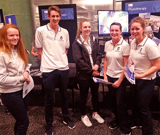 physio_HSFY students at open evening