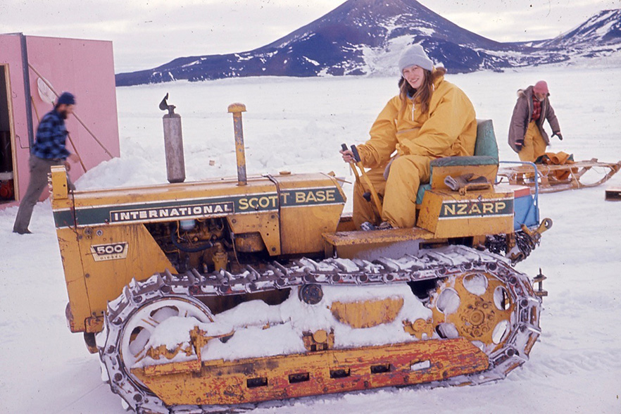 Vicky Cameron in antarctica image