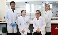 Andrea Vernall and her PhD students (thumbnail)