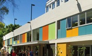 Colourful building facade thumbnail