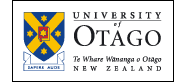 University of Otago logo on transparent 186px-wide background