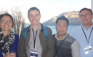 Picture of Nikki Moreland, James Ussher, Htin Ling Aung and Kurt Krause at QMB Queenstown NZ August 2015