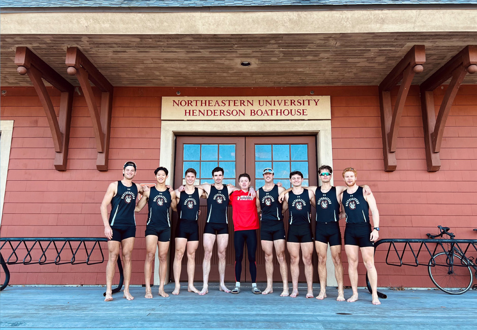 Northeastern Varsity 8 team