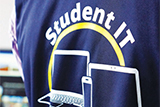 Student IT logo on shirt