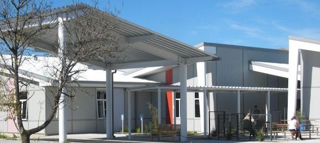 Wairau hospital entrance, blenheim