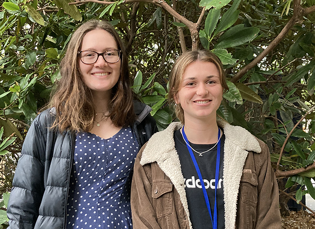 Ella Redmond and Nicole Thomson Jan Anderson award