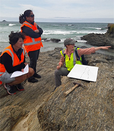 Teachers learn about coastal geology with Sophie Briggs image
