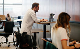 University of Otago students studying in the Dunedin campus library.Image.