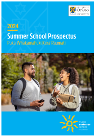 Summer school prospectus 2024 cover