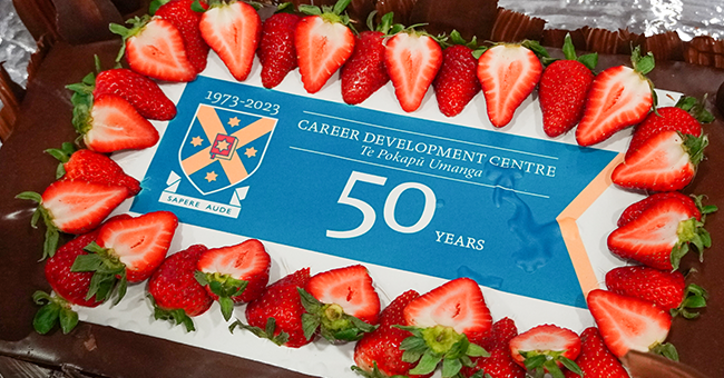 Careers Development Centre 50 years cake thumbnail 