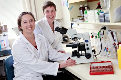Dr Louise Parr-Brownlie in her lab