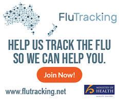 FluTracking promo message image