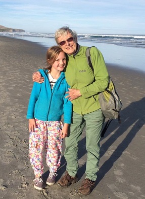 Anne and Sylvia St Clair Beach Dunedin April 2016