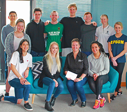 physio_world physio day 2017 halberg group students posed on couch