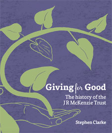 Alum_Bookshelf_Stephen_Clarke_The_History_of_the_JR_McKenzie_Trust226x269