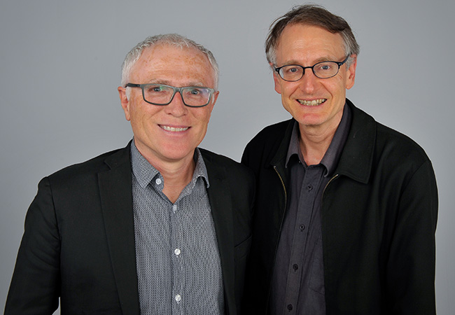 Professor Michael Baker (left) and Professor Nick Wilson (right) image 2020