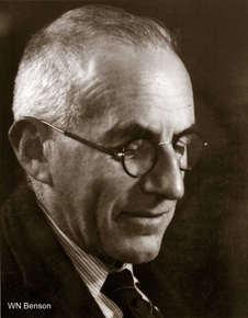William Noel Benson, DSc, FRS, 1885-1957. Professor of Geology 1916-1949. Photograph in Geology Museum, University of Otago