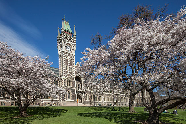 University of Otago Clock tower building