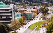 Science building and Leith river image