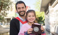 Karl Iremonger and his daughter thumb
