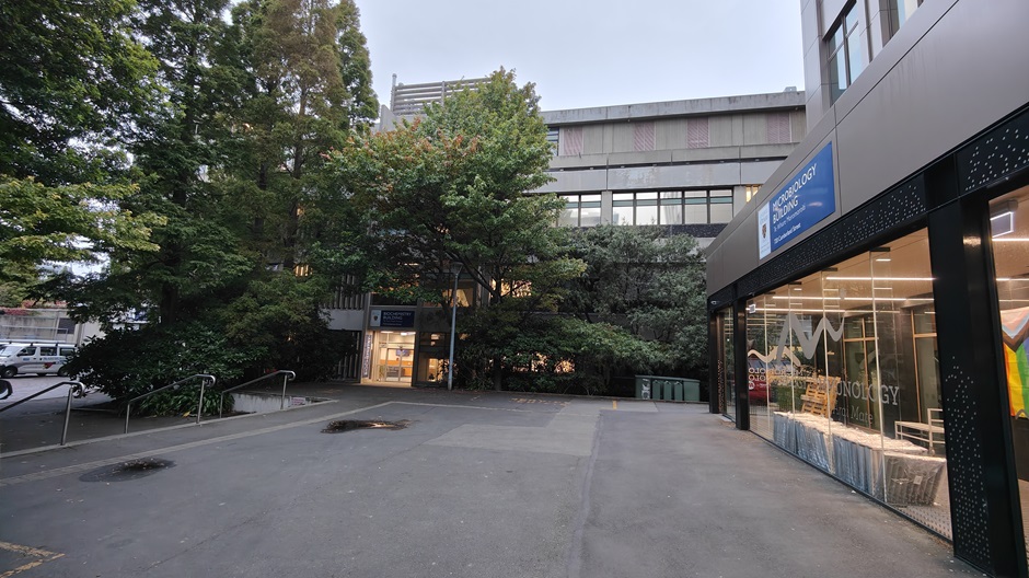 Exterior view of Biochemistry Building