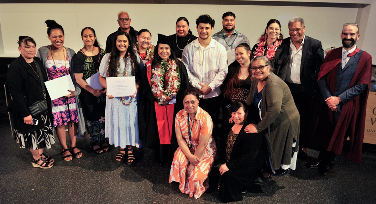 Members of the Pacific family and community supporters image