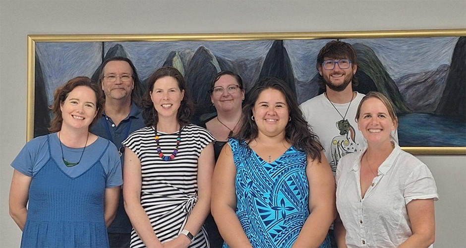 Group photo of the researchers involved in the Rangatahi drug realities project