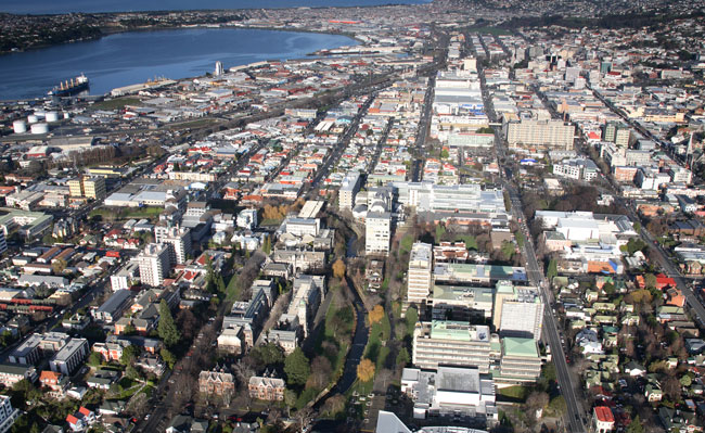 Dunedin campus aerial