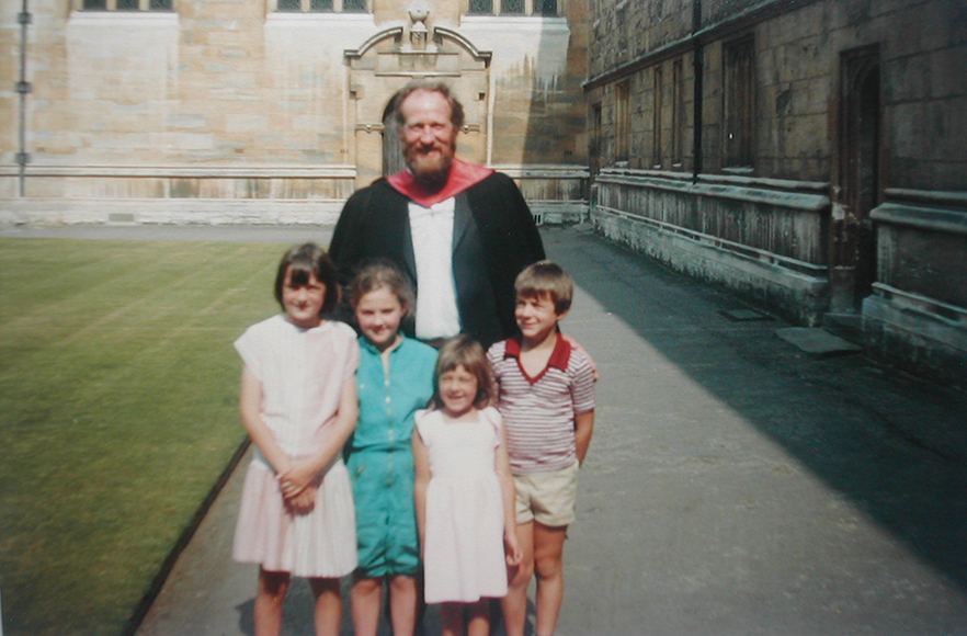 At Oxford University in 1984 image