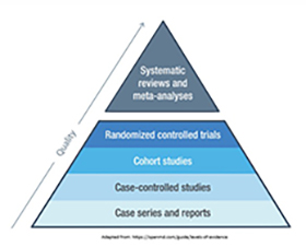 Hierarchy of evidence for vitamin C research