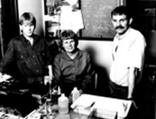 Glenn Vile, Christine Winterbourn and Tony Kettle (late 1980s)