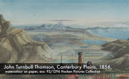 John Turnbull Thompson painting of Canterbury Plains_thumbnail