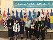 Cancer Control in SIDS launch at the Pacific Ministers of Health meeting 2019
