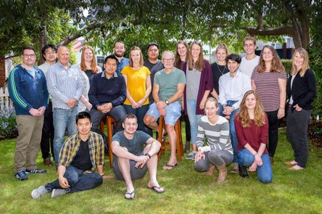 Professor Greg Cook, Dr Htin Aung, Dr Yoshio Nakatani, Dr Yosuke Shimaki, Kiel Hards, Scott Ferguson, Alan Hughes, Nicola Marechal, James Cheung and Nichaela Harbison-Price