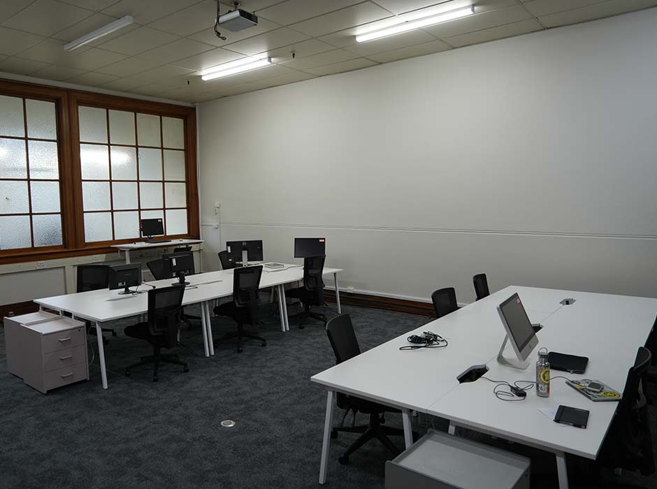 One of the new Marine Science student spaces which is still getting the finishing touches.