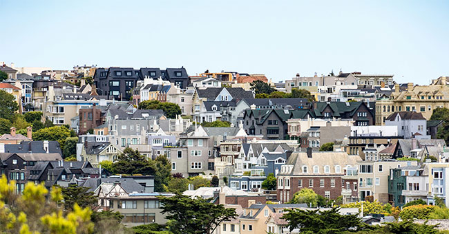 A generic image of houses