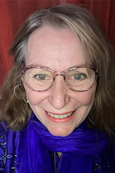 A headshot of Lorraine Moller in the present day.