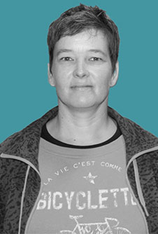 A head and shoulders of a woman 