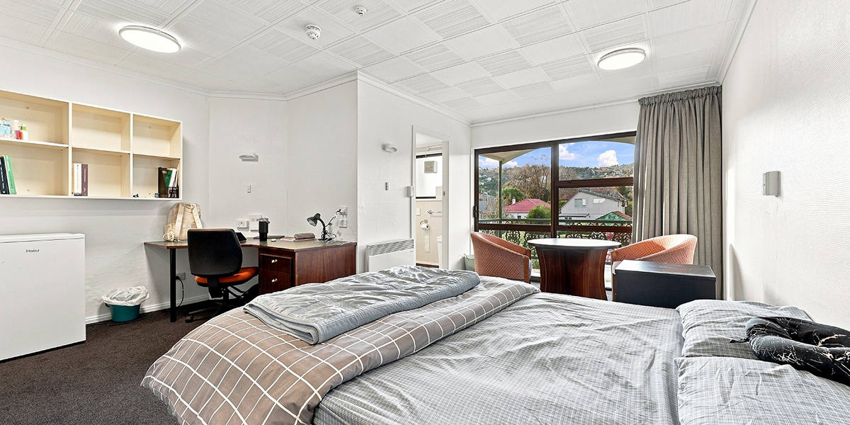 Bedroom with ensuite bathroom