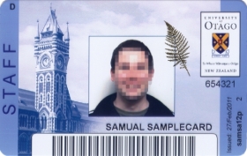 ID Staff Card Front View
