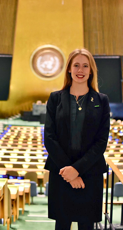 physio_UG student bridget rollinson_at UN 2018