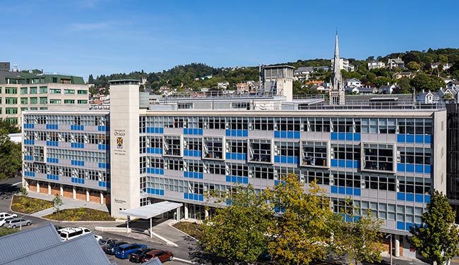 Walsh Building exterior aerial image