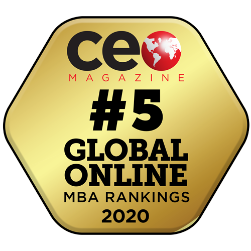 CEO Magazine Number 5 in the Global Online MBA Rankings 2020 