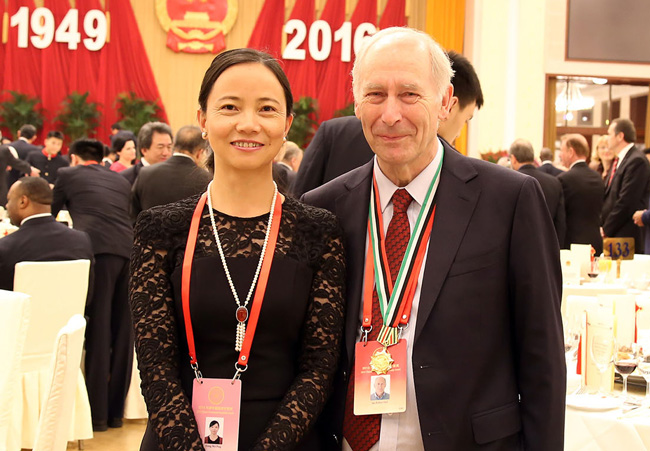 Dr-Ian-Hall-&-wife-Prof-XIONG-Wei-Ping---Dinner-in-the-Great-Hall-image