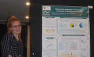 Picture of Dr Mel Knottenbelt (Otago University) who was awarded a poster prize at the QMB ID 2017 meeting  at the QMB ID 2017 meeting