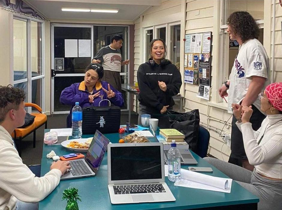  Te Rōpū Māori provides spaces and resources for tauira to study.
