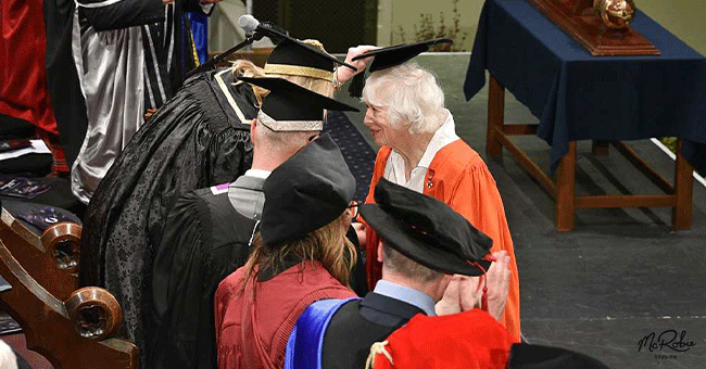 jocelyn harris receiving honorary degree