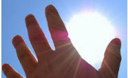 Sun and hand thumbnail