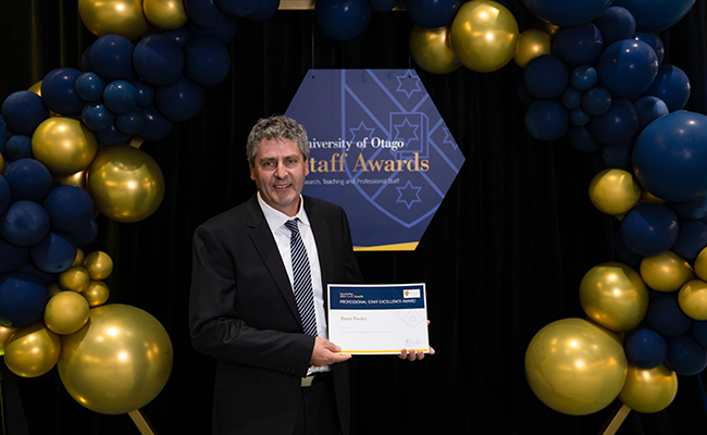 Brent Pooley staff awards image