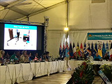 Cancer Control in SIDS launch at the Pacific Ministers of Health meeting 2019